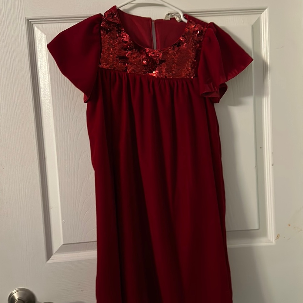 Girls beautiful red dress